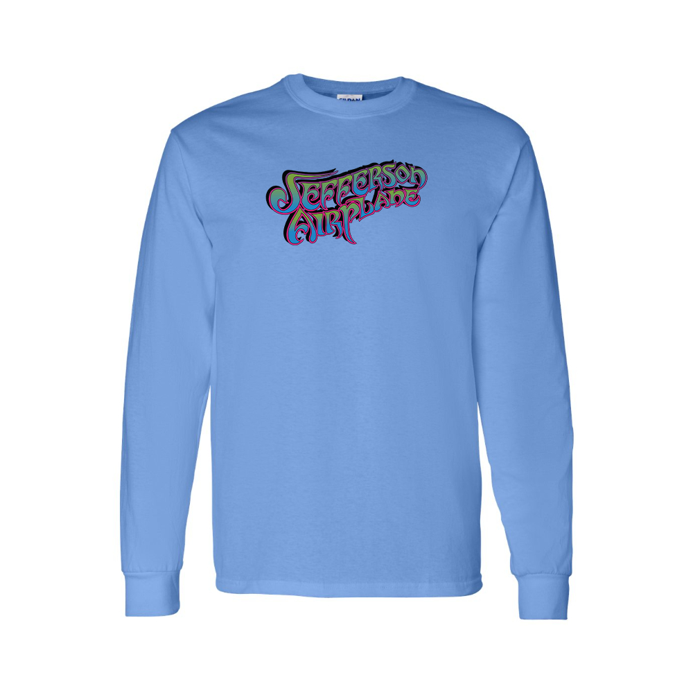 Youth Jefferson Airplane Logo Cotton Long Sleeve T-Shirt