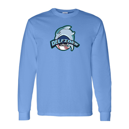 Men's Carmen Delfines Logo Cotton Long Sleeve T-Shirt