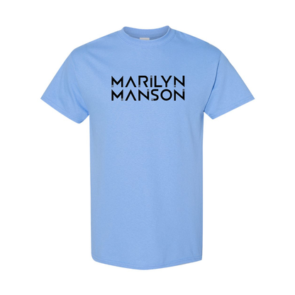 Men's Marilyn Manson Logo Cotton T-Shirt