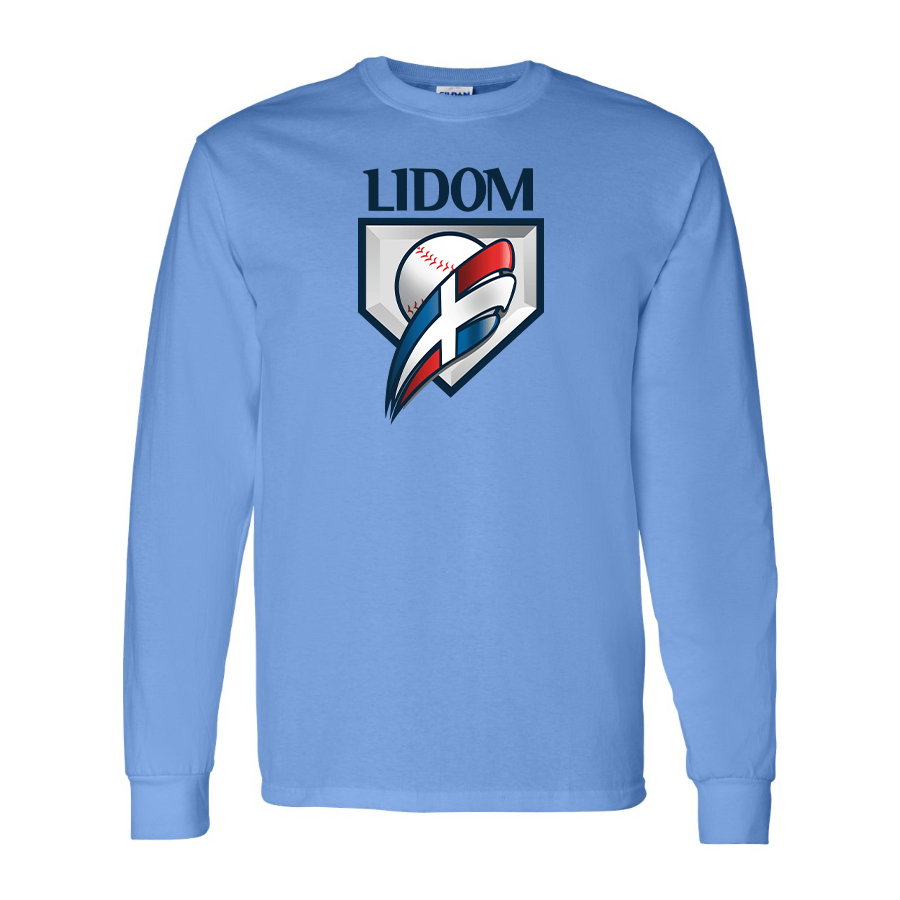 Men's  Lidom Logo Cotton Long Sleeve T-Shirt