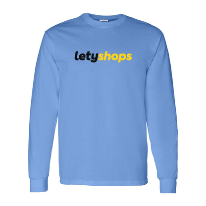 Men's LetyShops Logo Cotton Long Sleeve T-Shirt