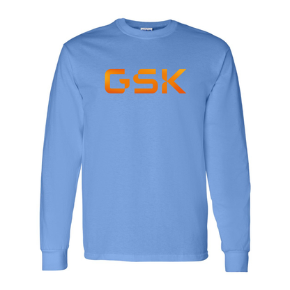 Men's GSK Logo Cotton Long Sleeve T-Shirt