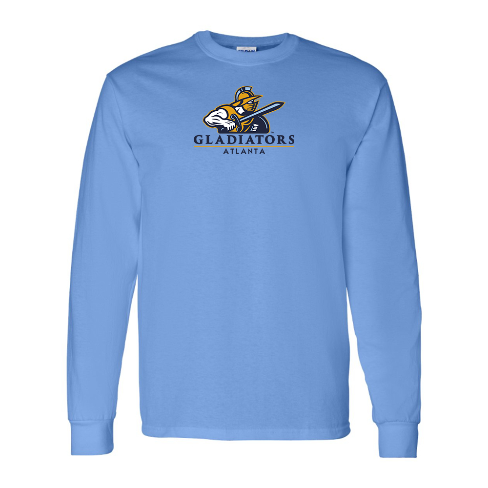 Youth Atlanta Gladiators Logo Cotton Long Sleeve T-Shirt