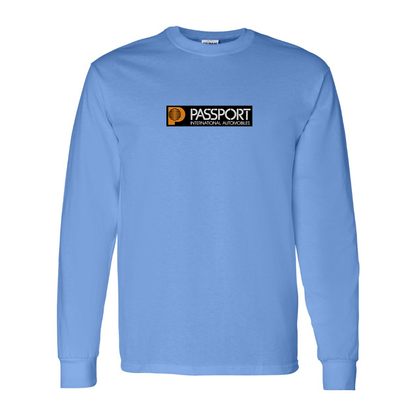 Men's Passport  Logo Cotton Long Sleeve T-Shirt
