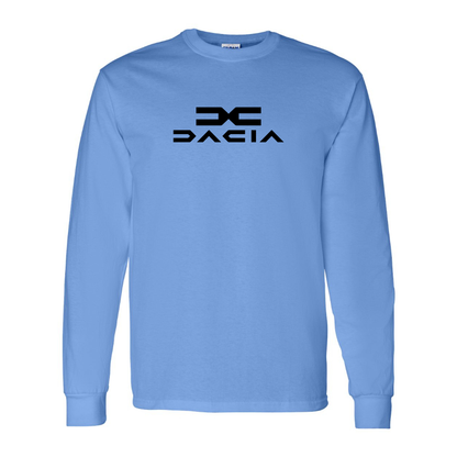 Men's Dacia Logo Cotton Long Sleeve T-Shirt