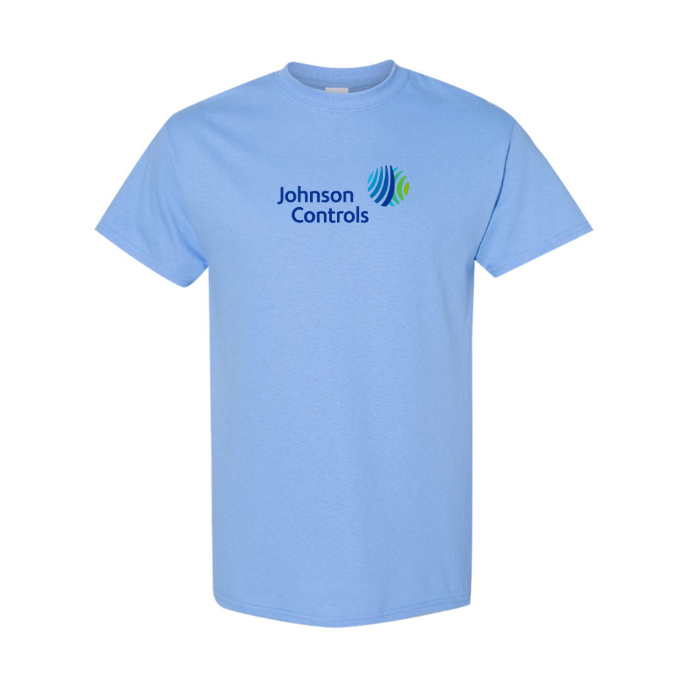 Men's Johnson-Controls Logo Cotton T-Shirt