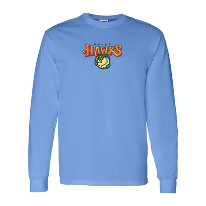 Youth Boise Hawks Logo Cotton Long Sleeve T-Shirt