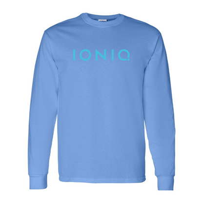 Men's  Ioniq Logo Cotton Long Sleeve T-Shirt