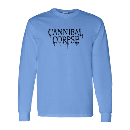 Men's  Cannibal Corpse Logo Cotton Long Sleeve T-Shirt