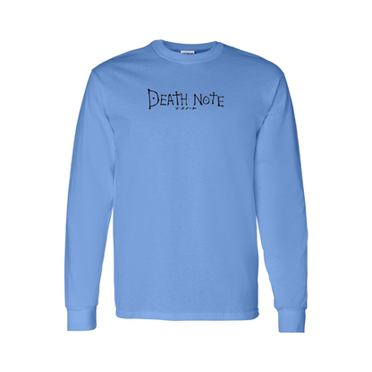 Youth Death Note Logo Cotton Long Sleeve T-Shirt