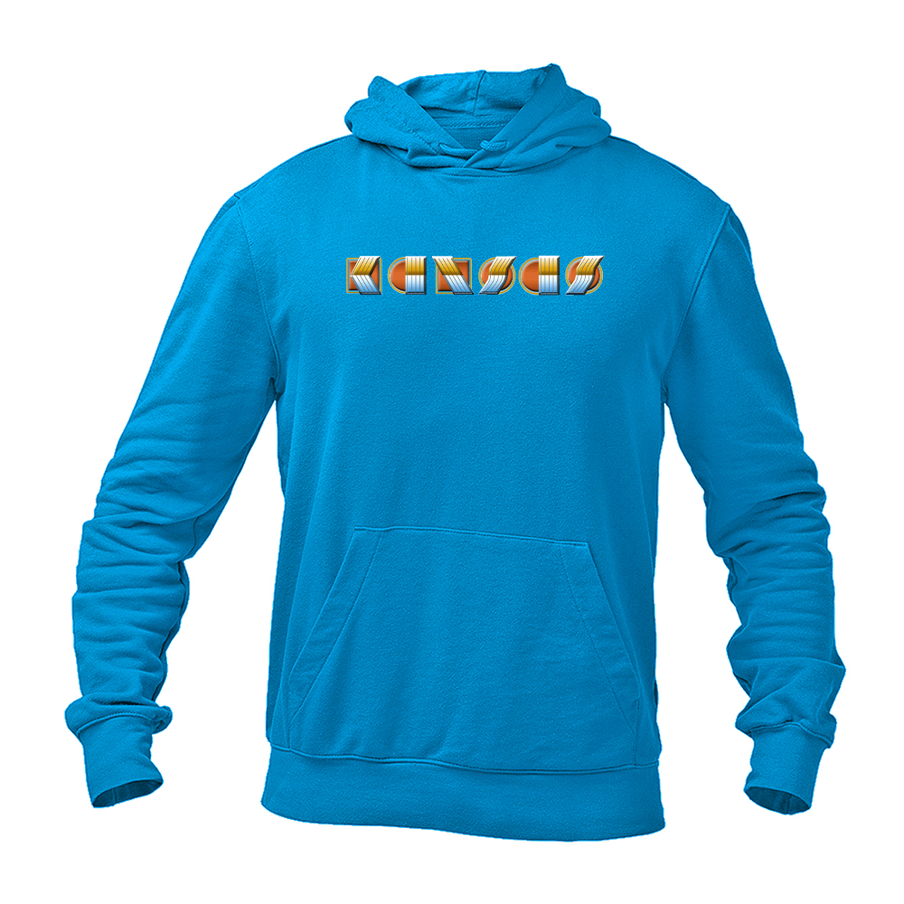 Men's Kansas Logo  Pullover Hoodie