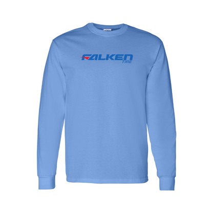 Youth Falken Tire Logo Cotton Long Sleeve T-Shirt