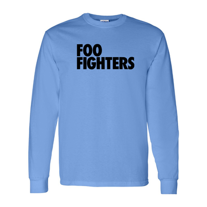 Men's Foo Fighters Logo Cotton Long Sleeve T-Shirt