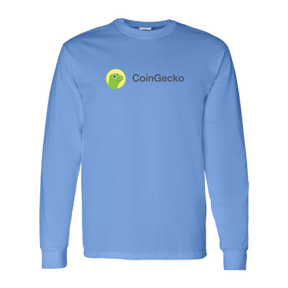 Men's CoinGecko Logo Cotton Long Sleeve T-Shirt