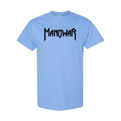 Men's Manowar Logo Cotton T-Shirt
