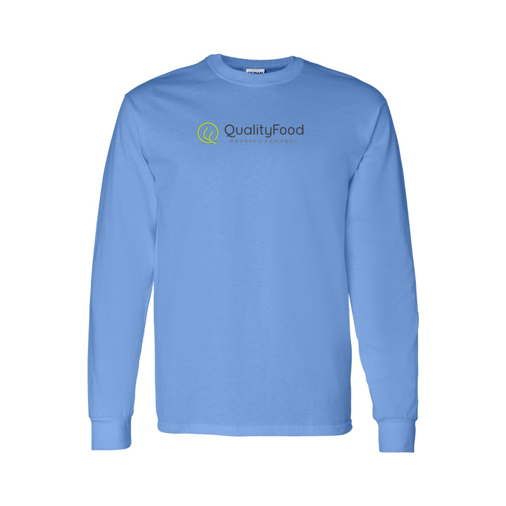 Men's Quality Food Logo Long Sleeve T-Shirt