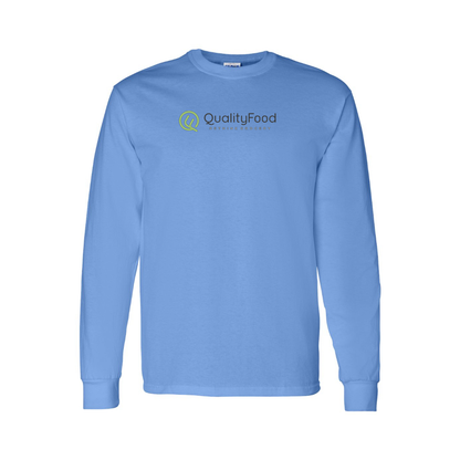 Men's Quality Food Logo Long Sleeve T-Shirt