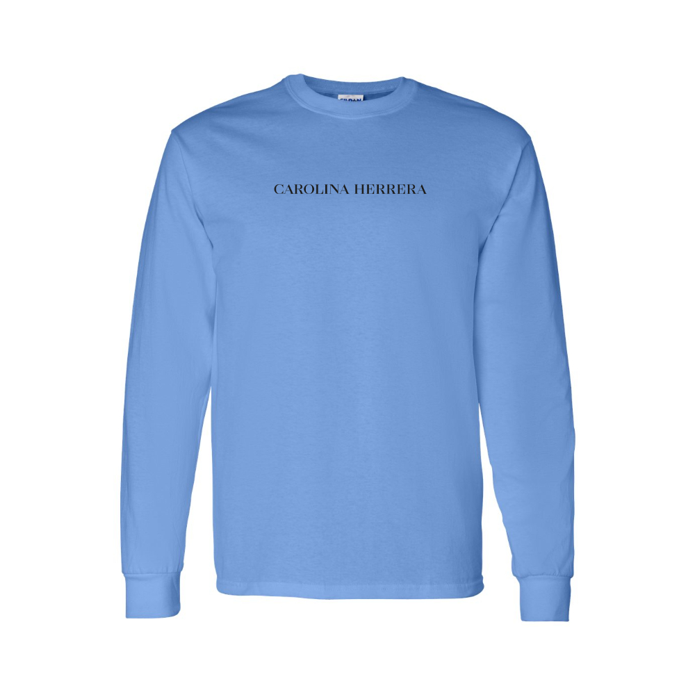 Youth Carolina Herrera Logo Cotton Long Sleeve T-Shirt