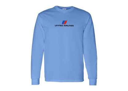 Men's United Airlines Logo Long Sleeve T-Shirt