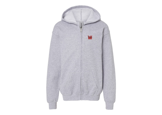 Gildan Heavy Blend Youth Train Full Zip Hooded Sweatshirt