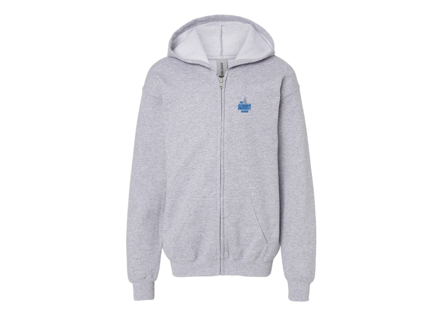 Gildan Heavy Blend Youth The Summit League Full Zip Hooded Sweatshirt