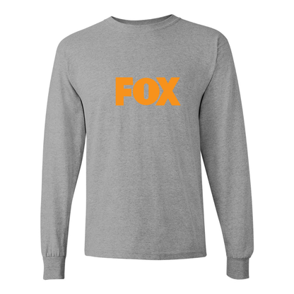 Men's  Fox  Gildan Heavy Cotton Long Sleeve T-Shirt