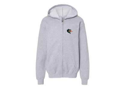 Gildan Heavy Blend Youth UAB Blazers Full Zip Hooded Sweatshirt