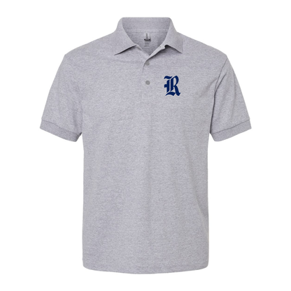 Men's Rice Owls Logo Gildan Dry Blend Jersey Polo