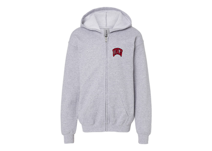 Gildan Heavy Blend Youth UNLV Rebels Full Zip Hooded Sweatshirt