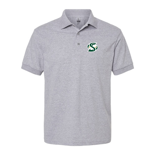 Men's Sacramento State Hornets Logo  Gildan Dry Blend Jersey Polo