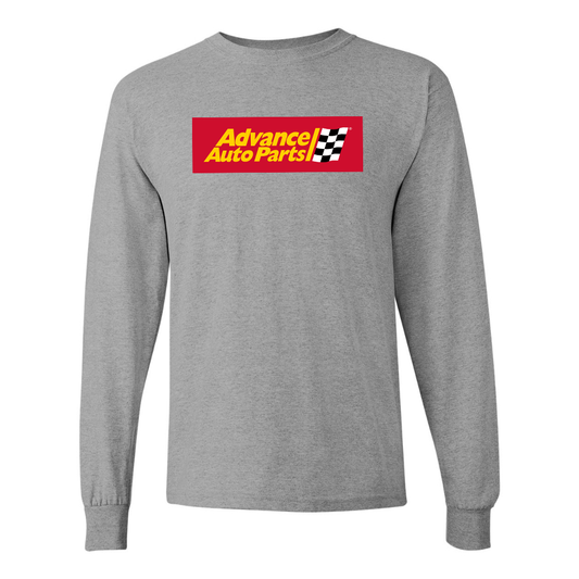 Men's Advance Auto Parts Logo Gildan Heavy Cotton Long Sleeve T-Shirt