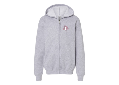 Gildan Heavy Blend Youth Texas Southern Tigers Full Zip Hooded Sweatshirt