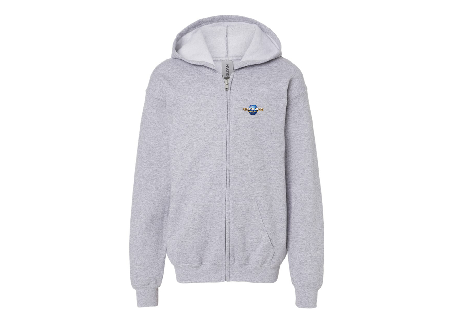 Gildan Heavy Blend Youth Universal Studios Florida Full Zip Hooded Sweatshirt