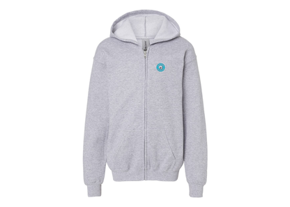 Gildan Heavy Blend Youth Beavertown Brewery Full Zip Hooded Sweatshirt