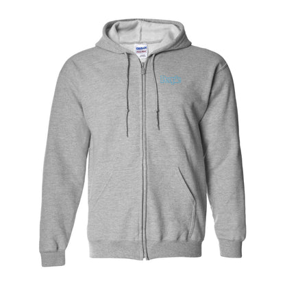 Men's People Magazine Logo Gildan  Heavy Blend Full Zip Hooded Sweatshirt