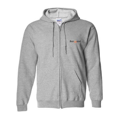 Men's  Banggood  Gildan  Heavy Blend Full Zip Hooded Sweatshirt