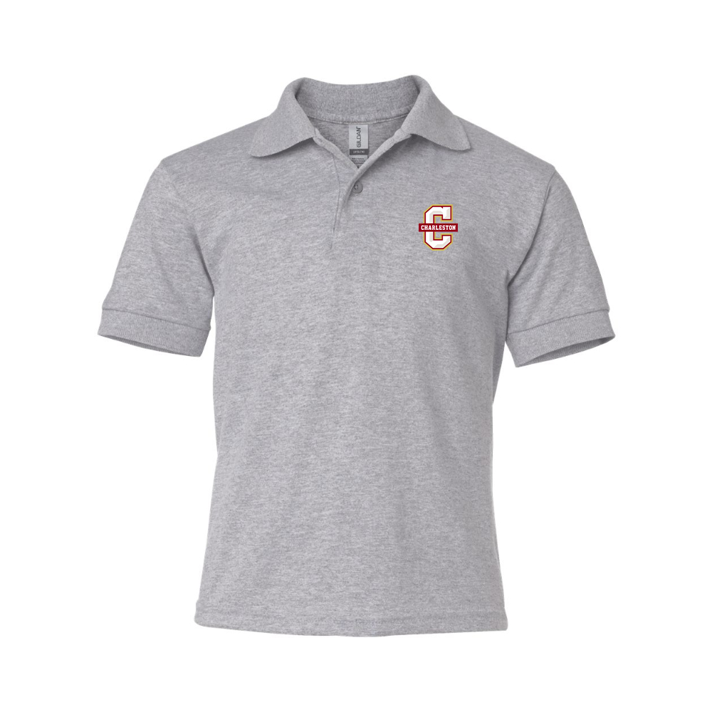 Youth Charleston Cougars Gildan Dry Blend Jersey Polo