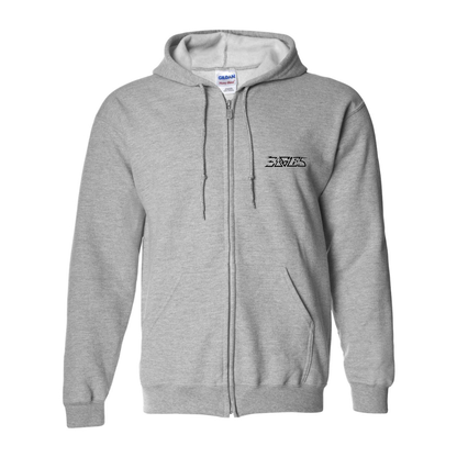 Men's Eagles Gildan  Heavy Blend Full Zip Hooded Sweatshirt