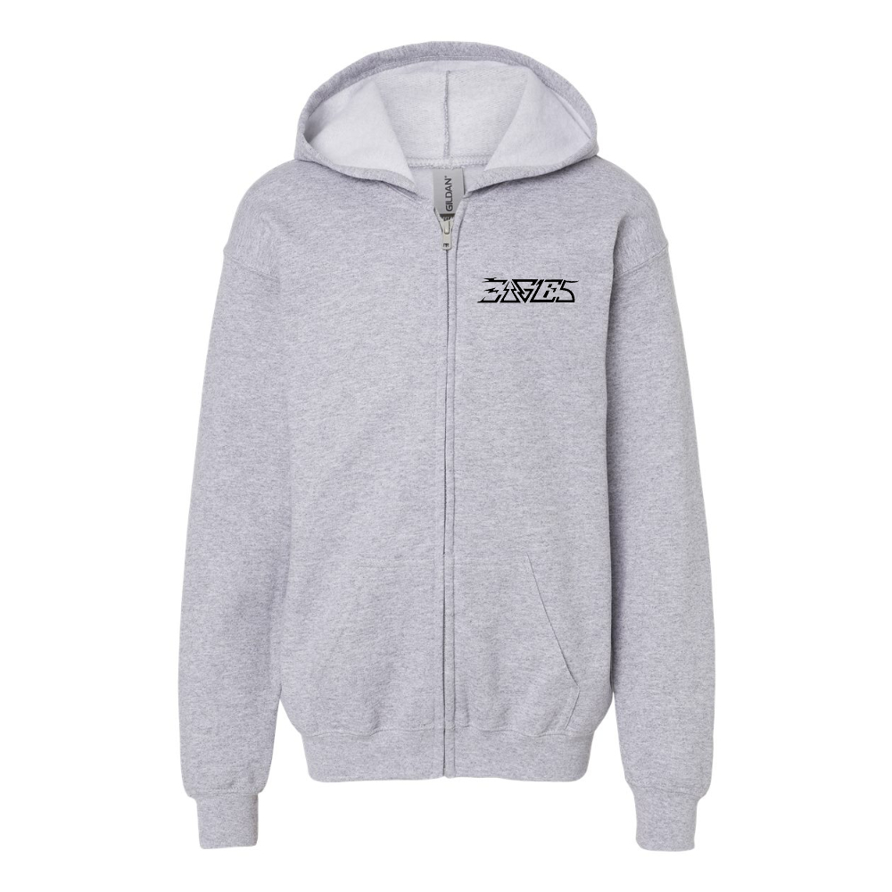 Youth Eagles Gildan Heavy Blend Full Zip Hooded Sweatshirt