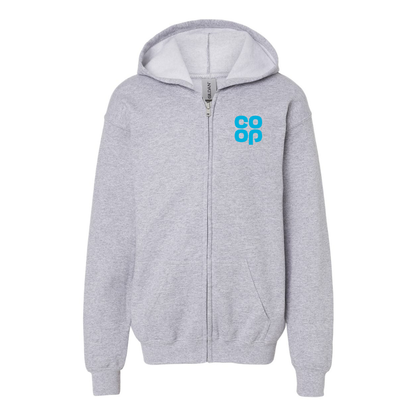 Youth CoOp Gildan Heavy Blend Full Zip Hooded Sweatshirt