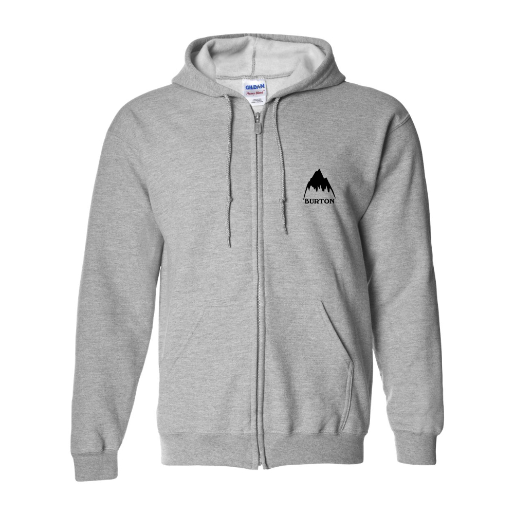 Men's   Burton Mountain  Gildan  Heavy Blend Full Zip Hooded Sweatshirt