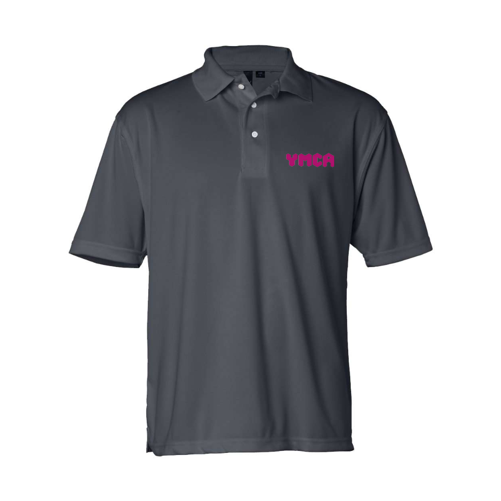 Men's   YMCA Mauve Sierra Pacific Moisture Free Mesh Polo