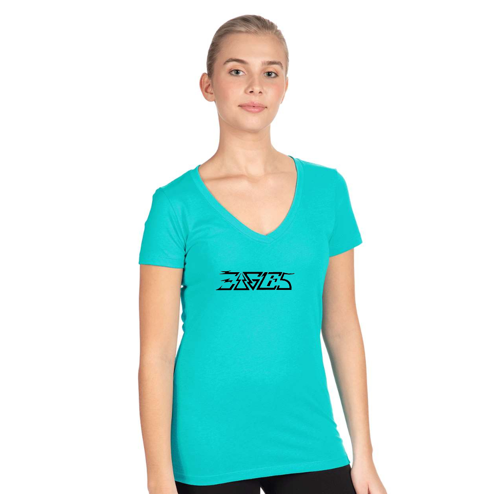 Women's Eagles Next Level V-Neck T-Shirt