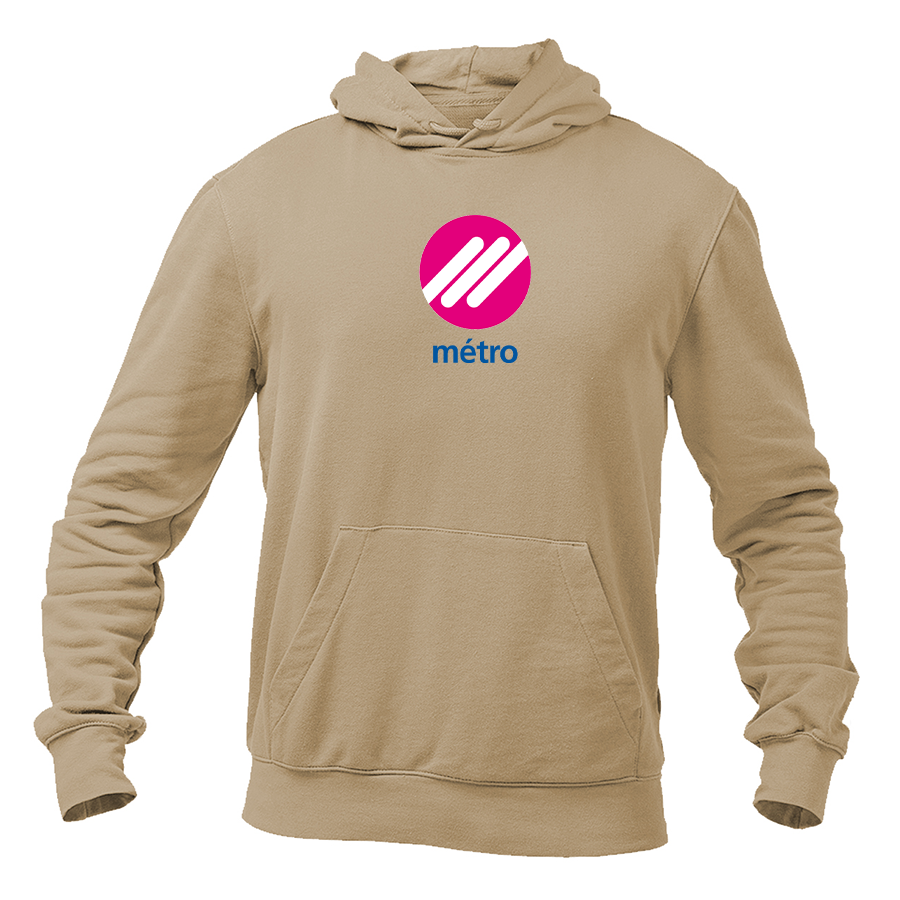 Men's Lausanne Métro Logo  Pullover Hoodie