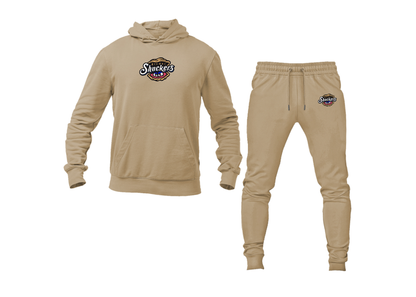 Men's Biloxi Shuckers Logo Hoodie Joggers Set