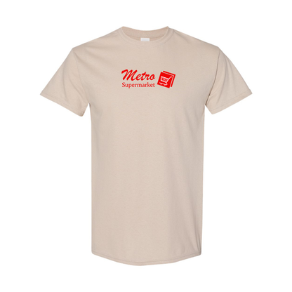 Men's Metro Supermarket Logo   Cotton T-Shirt