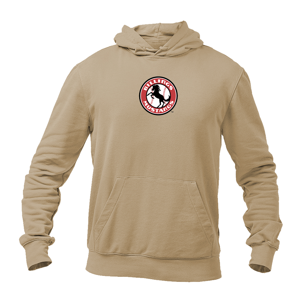 Men's Billings Mustangs Logo Pullover Hoodie