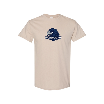 Men's Monmouth Hawks Logo Cotton T-Shirt