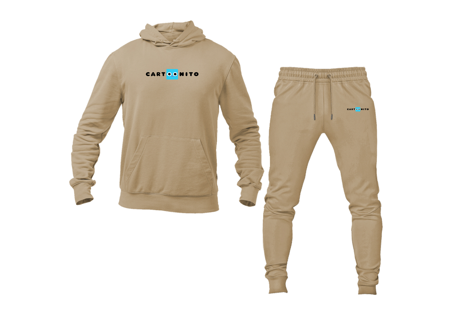 Men's Cartoonito Logo Hoodie Joggers Set
