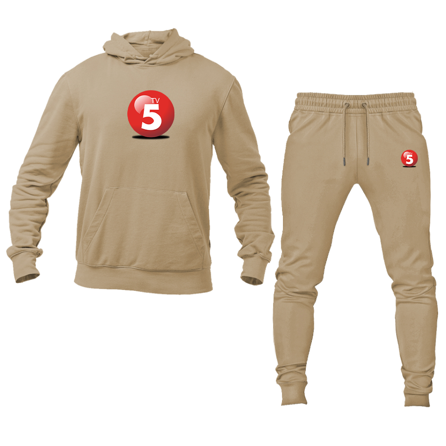 Men's ABC TV5 Logo Hoodie Joggers Set